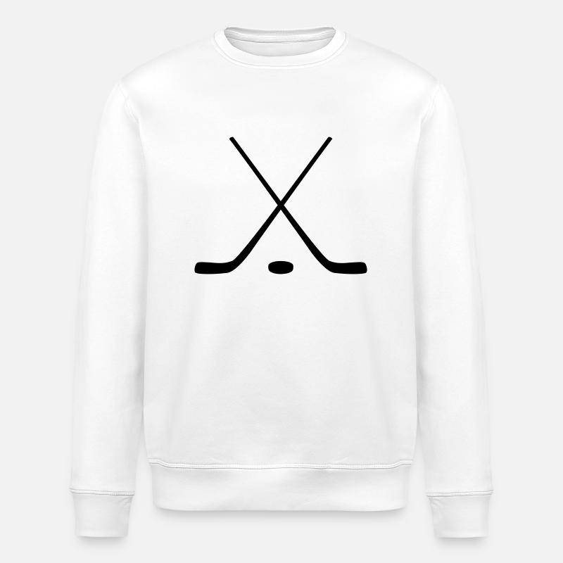 hockey - Stanley/Stella Unisex Bio-Sweatshirt ROLLER - Weiß