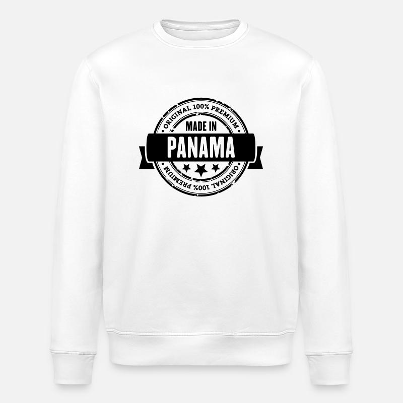 Made in Panama - Stanley/Stella Unisex Bio-Sweatshirt ROLLER - Weiß