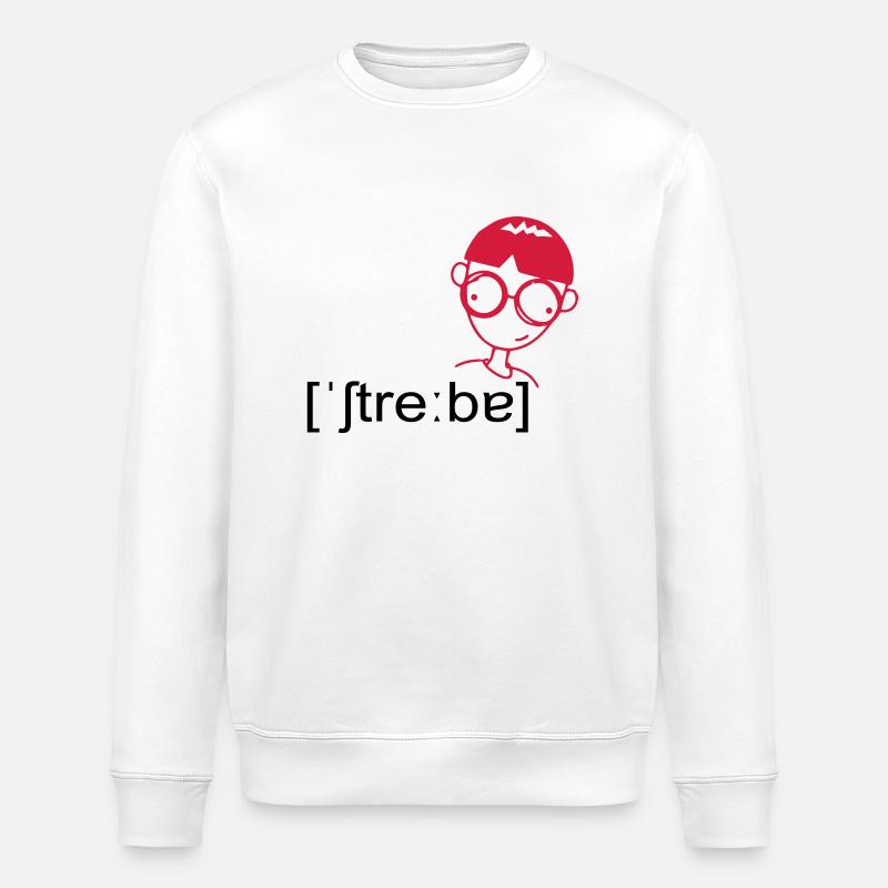 streber - Stanley/Stella Unisex Bio-Sweatshirt ROLLER - Weiß