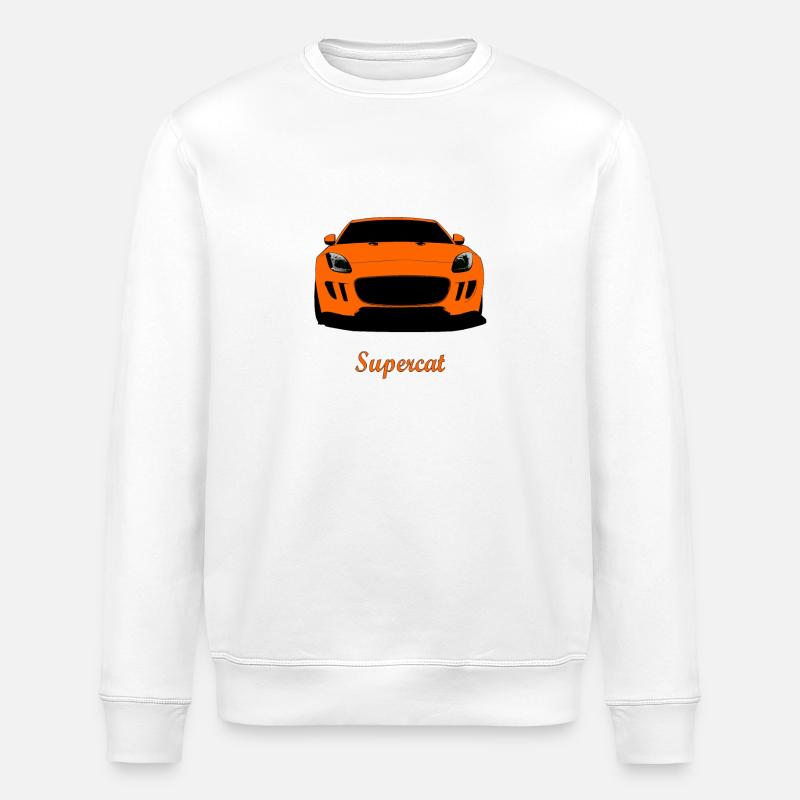 Supercat - Sweat bio ROLLER Stanley/Stella Unisexe - blanc