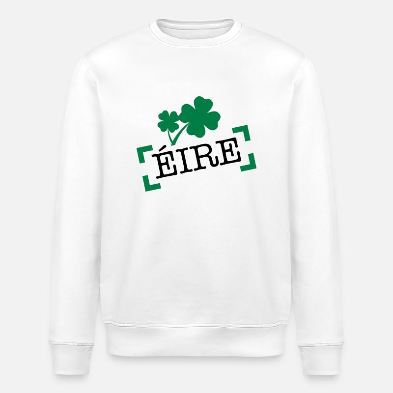 eire_02 - Stanley/Stella Unisex Bio-Sweatshirt ROLLER - Weiß