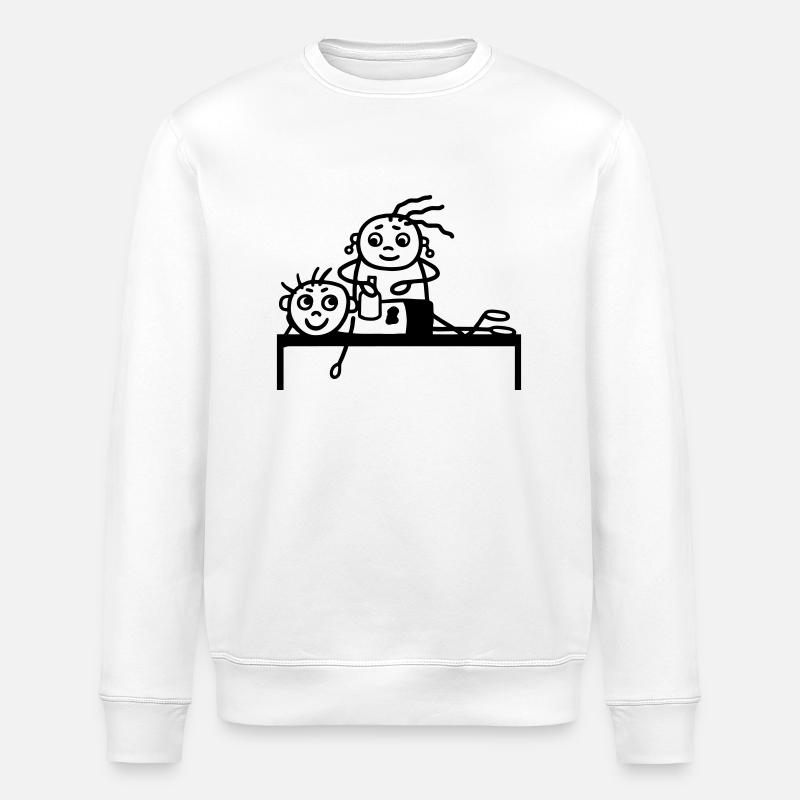 Massage - Stanley/Stella Unisex Bio-Sweatshirt ROLLER - Weiß