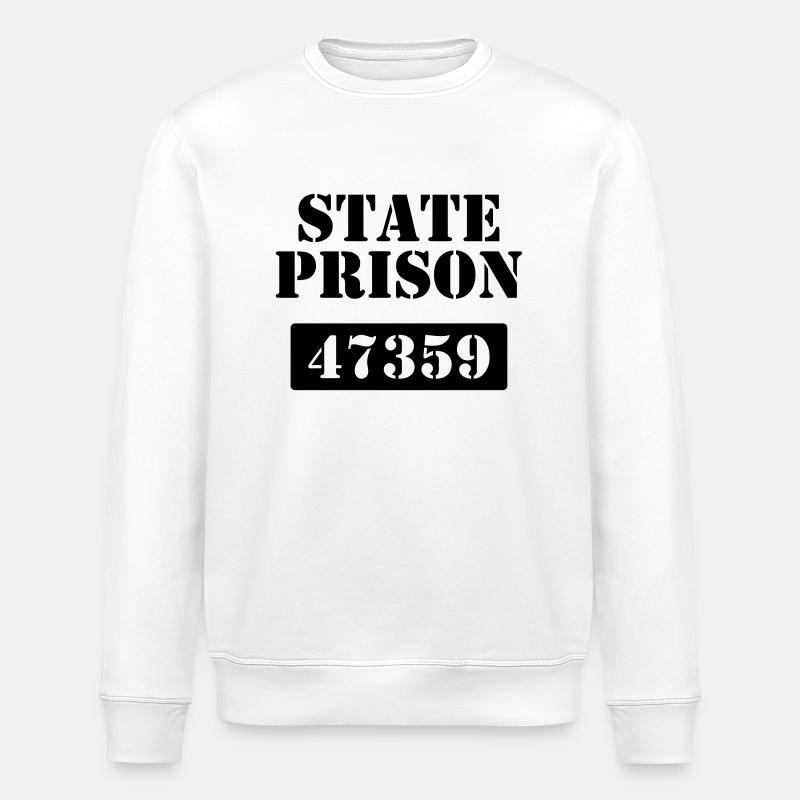 State Prison - Stanley/Stella Unisex Bio-Sweatshirt ROLLER - Weiß