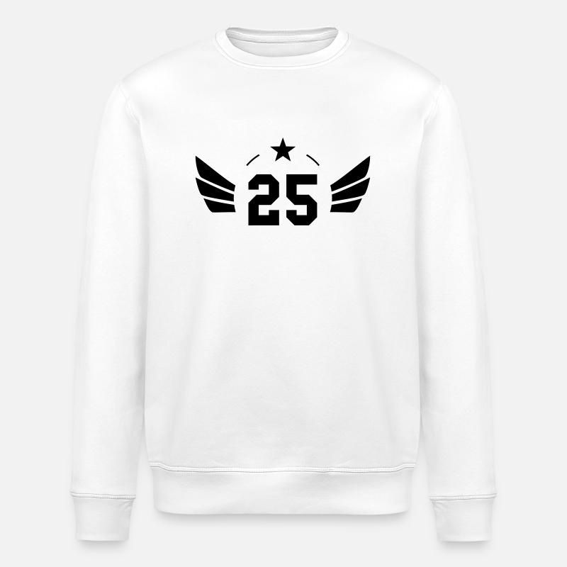 25 Years - Stanley/Stella ROLLER Unisex Organic Sweatshirt - white