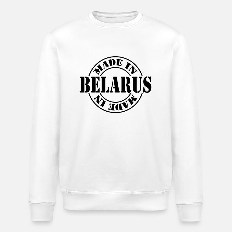made in belarus m1k2 - Sweat bio ROLLER Stanley/Stella Unisexe - blanc