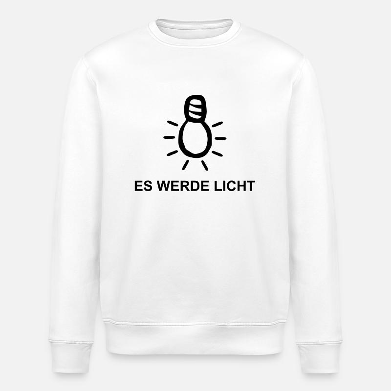 Es werde Licht - Stanley/Stella Unisex Bio-Sweatshirt ROLLER - Weiß