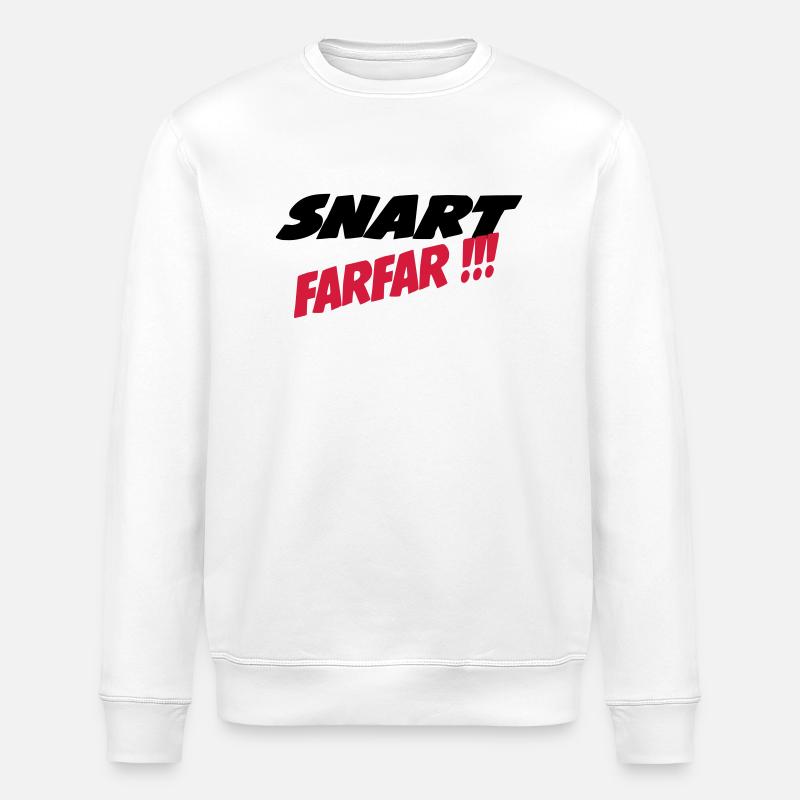 Snart farfar !!! - Stanley/Stella Unisex Bio-Sweatshirt ROLLER - Weiß