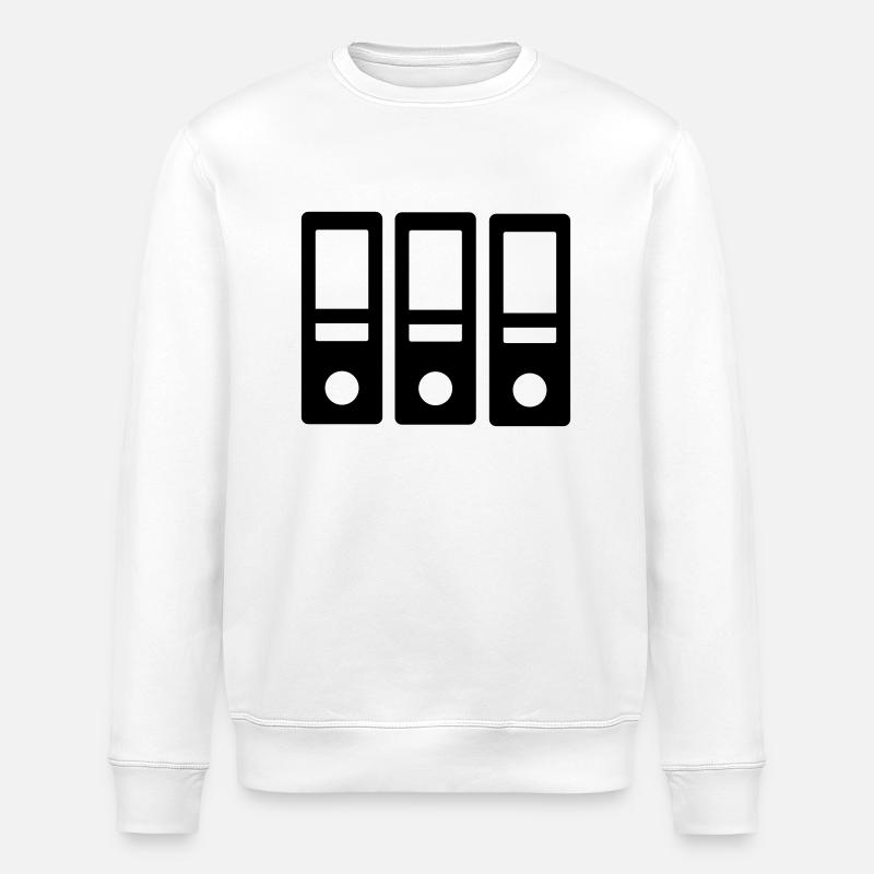 File folder - Stanley/Stella ROLLER Unisex Organic Sweatshirt - white