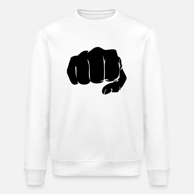 faust_01 - Stanley/Stella Unisex Bio-Sweatshirt ROLLER - Weiß