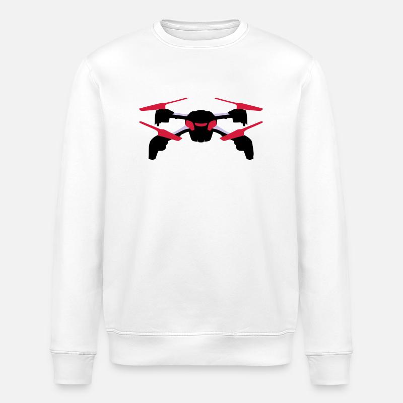 Drohne - Stanley/Stella Unisex Bio-Sweatshirt ROLLER - Weiß