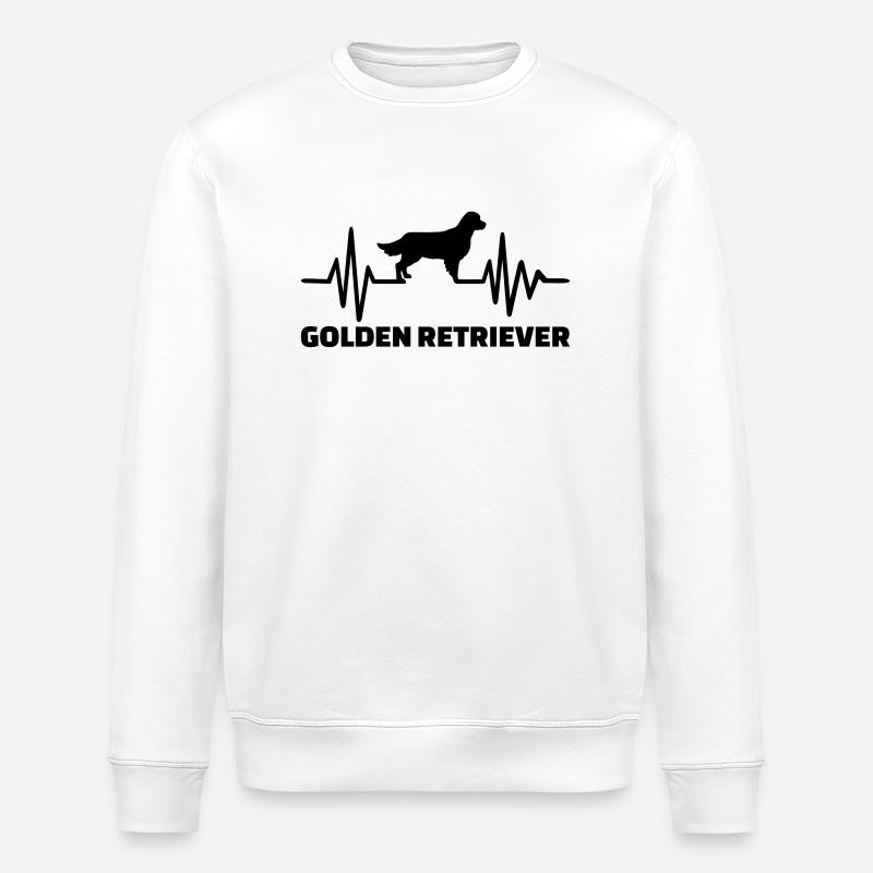 Golden Retriever - Sweat bio ROLLER Stanley/Stella Unisexe - blanc