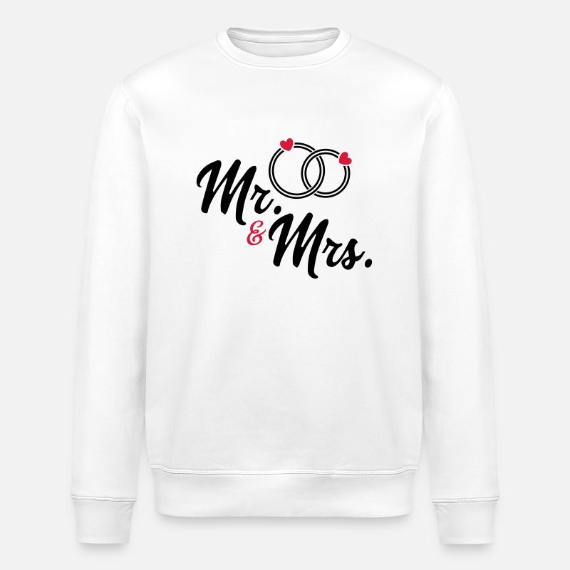 Ehepaar - Stanley/Stella Unisex Bio-Sweatshirt ROLLER - Weiß