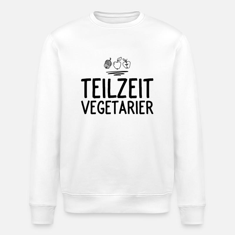 Vegetarier - Stanley/Stella Unisex Bio-Sweatshirt ROLLER - Weiß