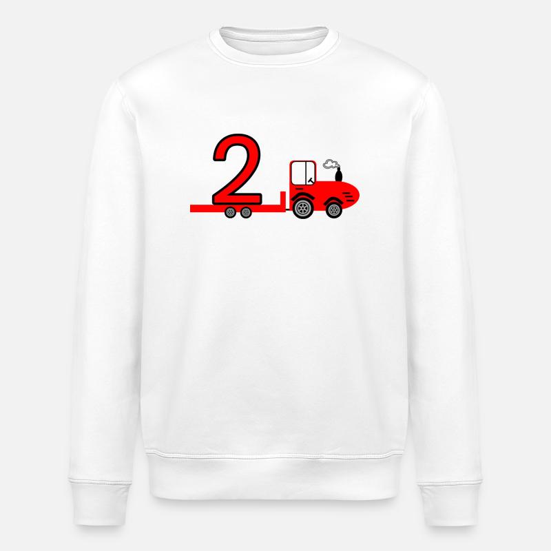 Traktor - Stanley/Stella Unisex Bio-Sweatshirt ROLLER - Weiß