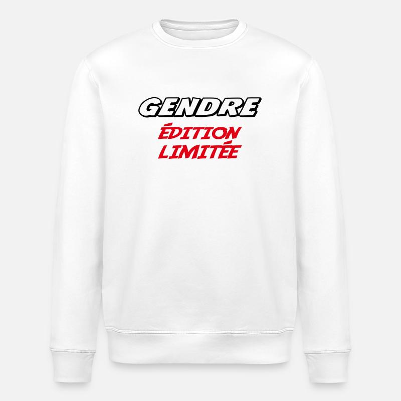 GENDRE édition limitée - Sweat bio ROLLER Stanley/Stella Unisexe - blanc