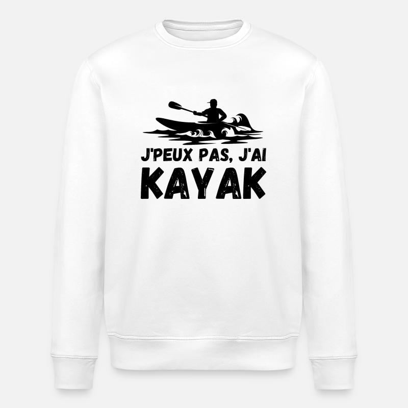 Kayak canoë - Sweat bio ROLLER Stanley/Stella Unisexe - blanc
