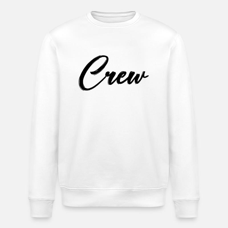 crew - Stanley/Stella ROLLER Unisex Organic Sweatshirt - white