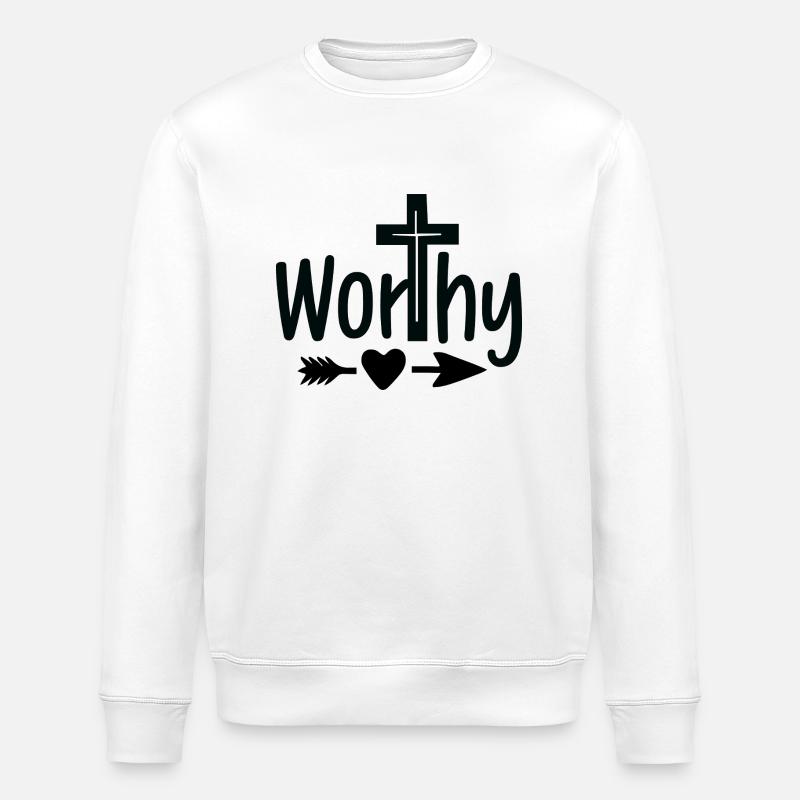 Wertvoll - Stanley/Stella Unisex Bio-Sweatshirt ROLLER - Weiß