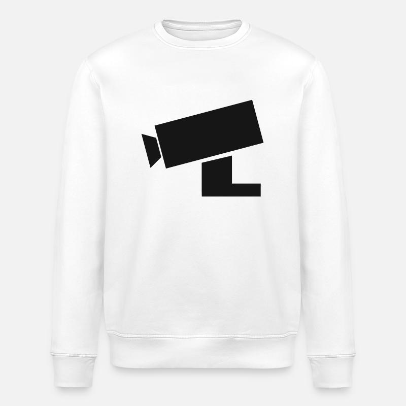 caméra de surveillance - Sweat bio ROLLER Stanley/Stella Unisexe - blanc