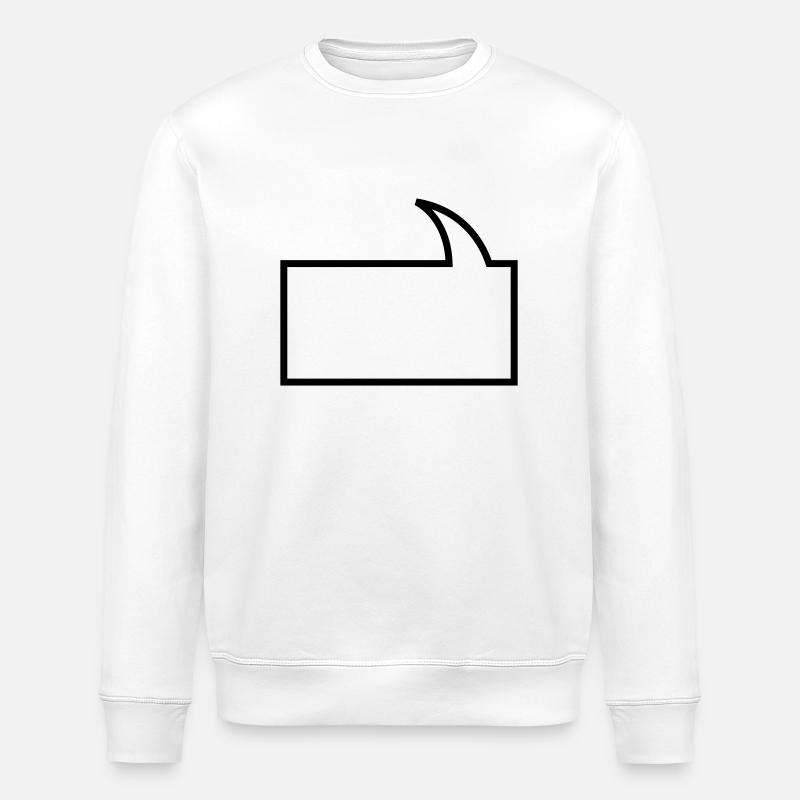 Ballon - Sweat bio ROLLER Stanley/Stella Unisexe - blanc