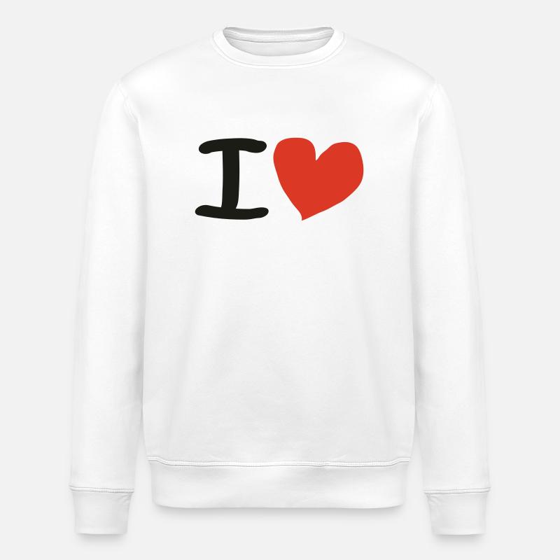 J’aime - Sweat bio ROLLER Stanley/Stella Unisexe - blanc