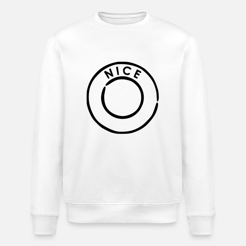 Nizza - Nice - Stanley/Stella Unisex Bio-Sweatshirt ROLLER - Weiß