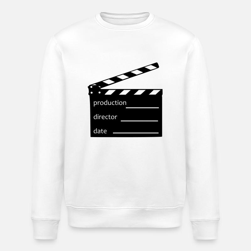 Film clap - Sweat bio ROLLER Stanley/Stella Unisexe - blanc