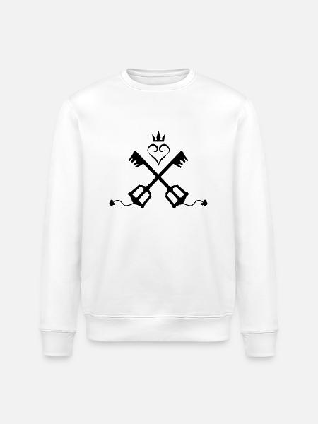 Kingdom Hearts - Stanley/Stella Unisex Bio-Sweatshirt ROLLER - Weiß