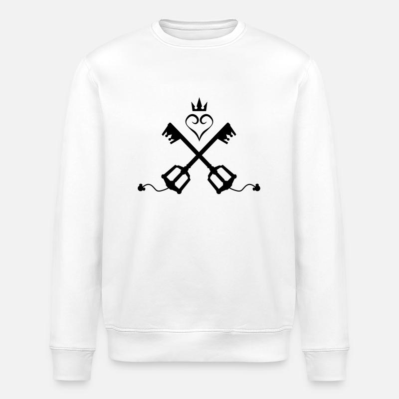 Kingdom Hearts - Stanley/Stella Unisex Bio-Sweatshirt ROLLER - Weiß