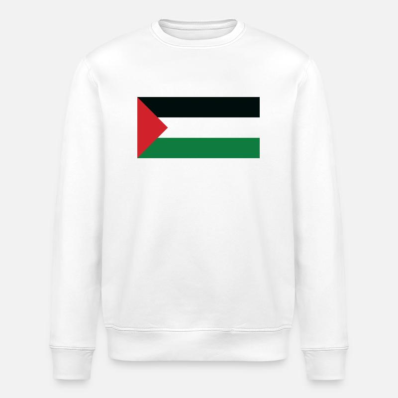 Palestine - Stanley/Stella Unisex Bio-Sweatshirt ROLLER - Weiß