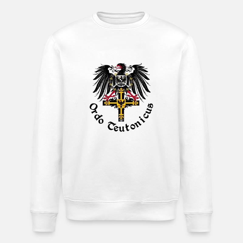 Ordo Teutonicus 02mL - Stanley/Stella Unisex Bio-Sweatshirt ROLLER - Weiß