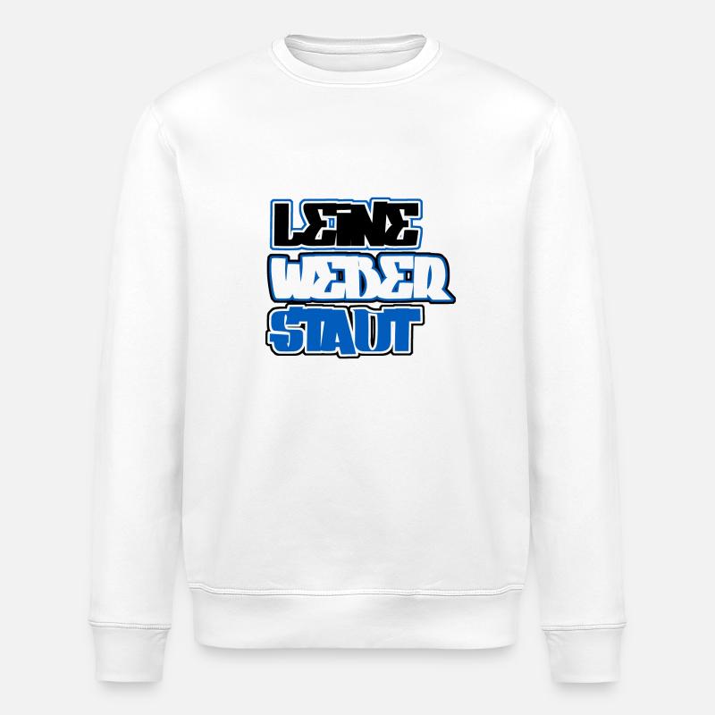 Leineweberstadt - Stanley/Stella Unisex Bio-Sweatshirt ROLLER - Weiß