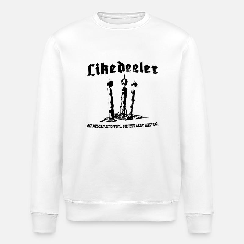 Likedeeler - Stanley/Stella Unisex Bio-Sweatshirt ROLLER - Weiß