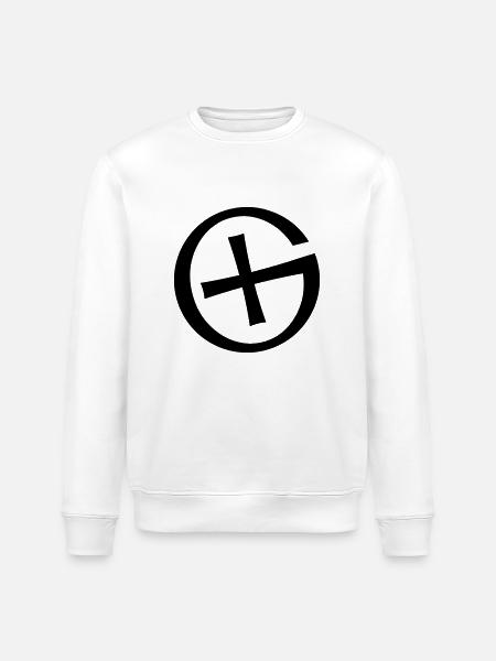 Geocaching Logo - Stanley/Stella Unisex Bio-Sweatshirt ROLLER - Weiß