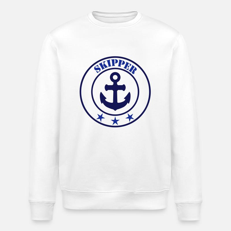 Skipper - Stanley/Stella Unisex Bio-Sweatshirt ROLLER - Weiß