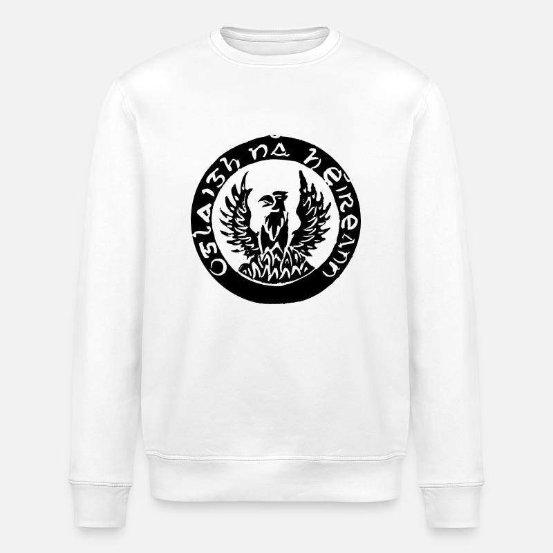 Irish Republican Phoenix - Stanley/Stella Unisex Bio-Sweatshirt ROLLER - Weiß