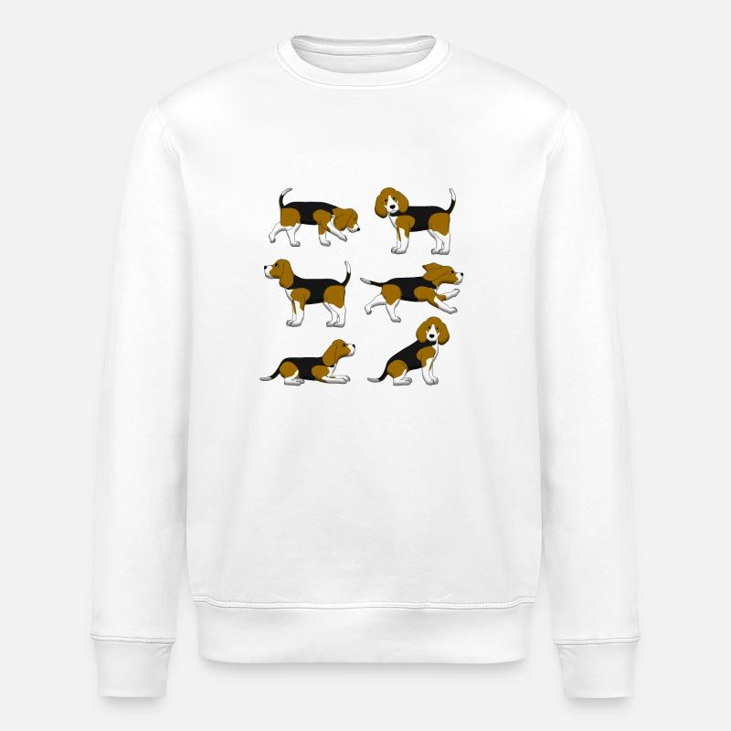 Sélection de Beagle - Sweat bio ROLLER Stanley/Stella Unisexe - blanc