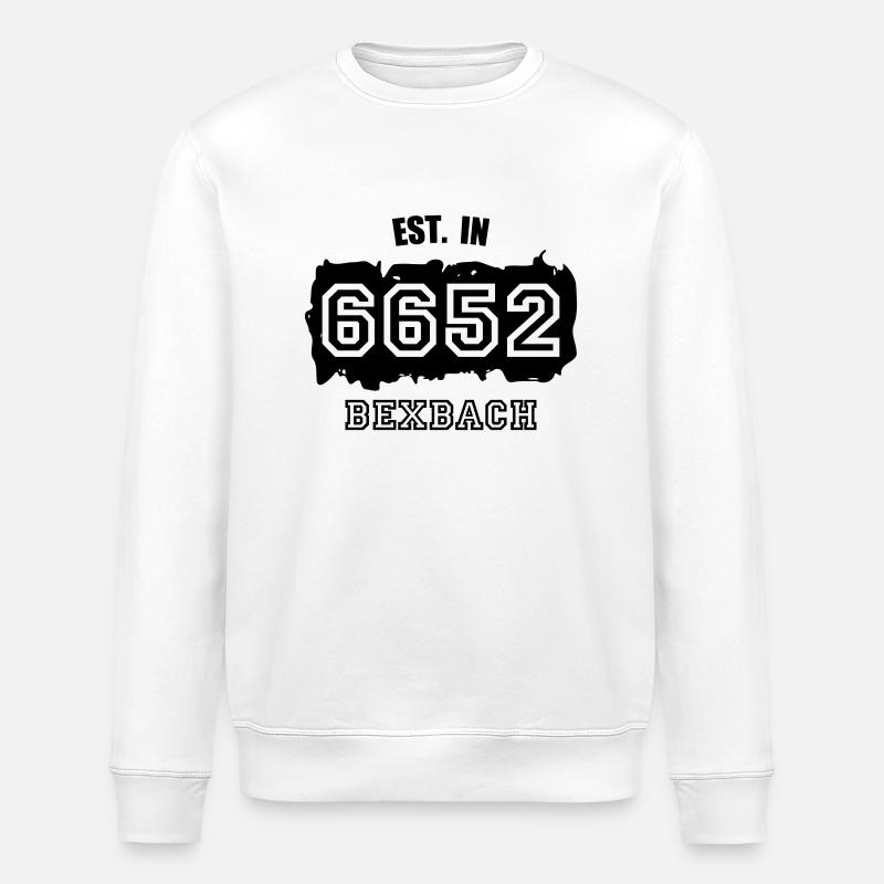 Established 6652 Bexbach - Stanley/Stella Unisex Bio-Sweatshirt ROLLER - Weiß