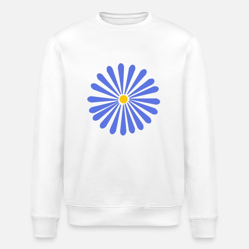 printemps bleu - Sweat bio ROLLER Stanley/Stella Unisexe - blanc