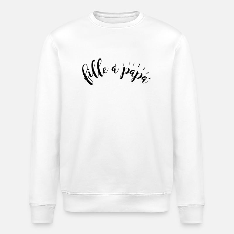 fille à papa - Sweat bio ROLLER Stanley/Stella Unisexe - blanc