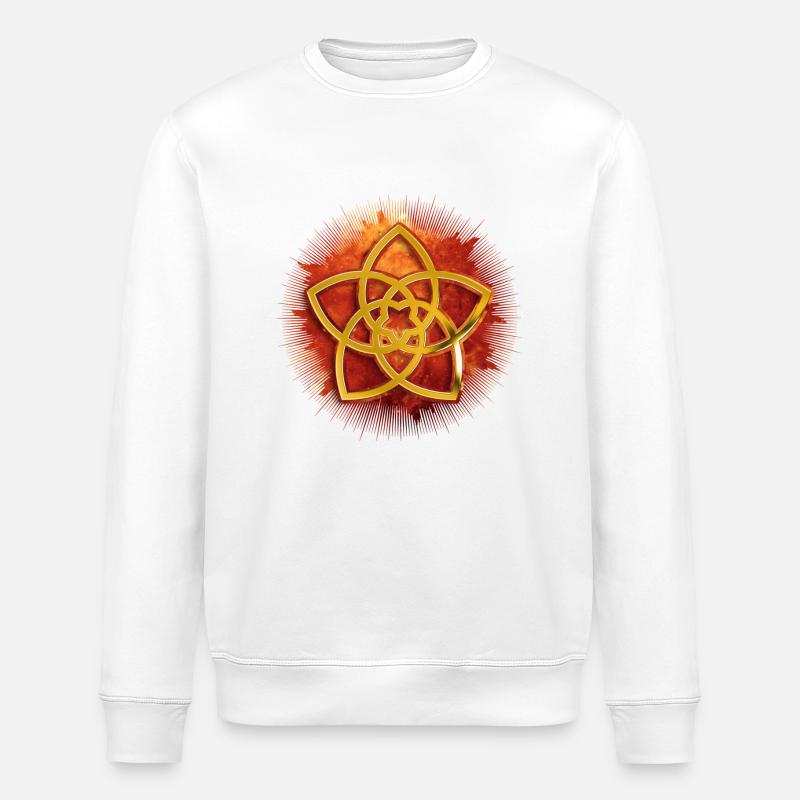 Venusblume - Stanley/Stella Unisex Bio-Sweatshirt ROLLER - Weiß