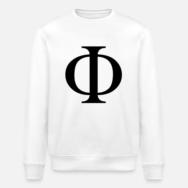phi greek - Stanley/Stella Unisex Bio-Sweatshirt ROLLER - Weiß