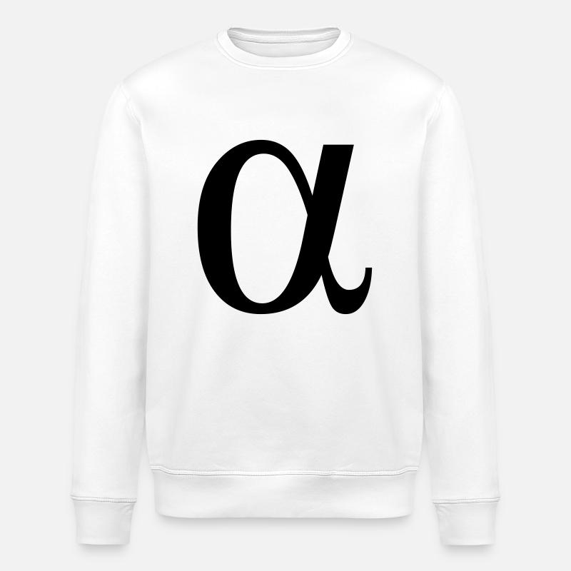 alpha greek - Sweat bio ROLLER Stanley/Stella Unisexe - blanc