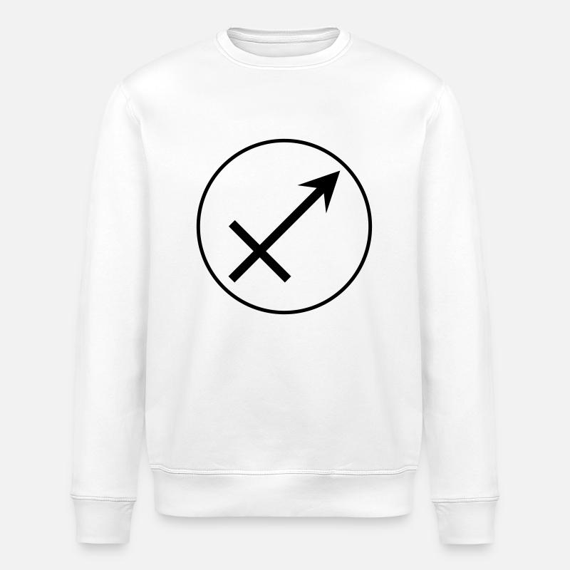SCHÜTZE STERNZEICHEN! - Stanley/Stella Unisex Bio-Sweatshirt ROLLER - Weiß