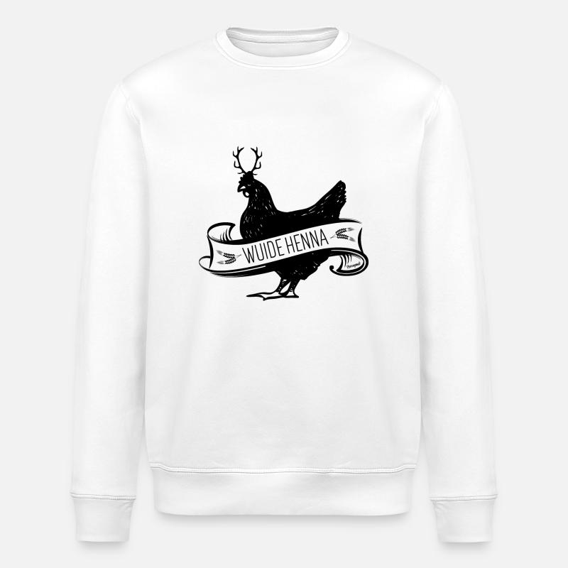 Wuide Henna - Stanley/Stella Unisex Bio-Sweatshirt ROLLER - Weiß