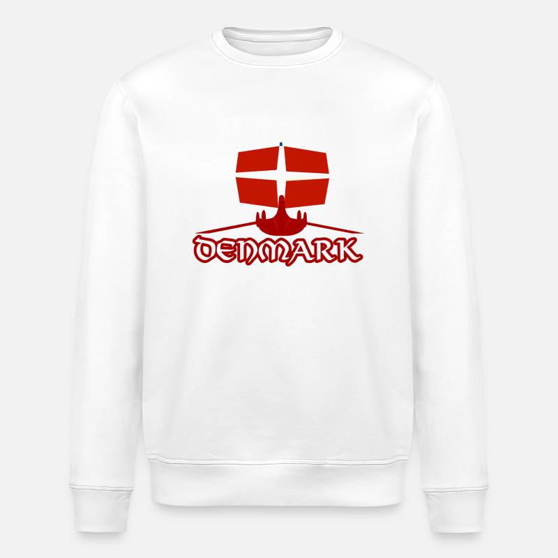 Denmark - Stanley/Stella Unisex Bio-Sweatshirt ROLLER - Weiß