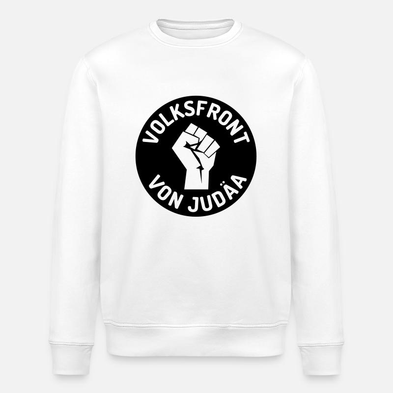 Volksfront der Spalter - Stanley/Stella Unisex Bio-Sweatshirt ROLLER - Weiß