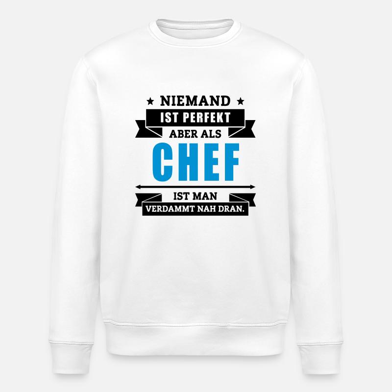 Funshirt Chef - Stanley/Stella Unisex Bio-Sweatshirt ROLLER - Weiß