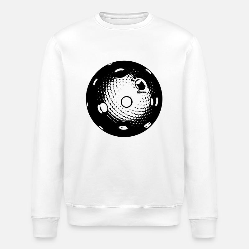 Unihockey Ball - Stanley/Stella Unisex Bio-Sweatshirt ROLLER - Weiß