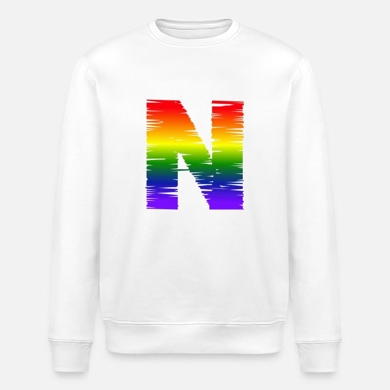 arc-en-N - Sweat bio ROLLER Stanley/Stella Unisexe - blanc